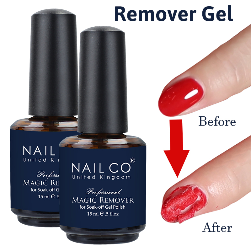 Hair Care Gel - NAILCO 15ml Magiczny Usuwacz Lakieru Hybrydowego,